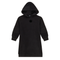 Distressed French Fleece Hooded Dress