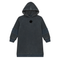 Distressed French Fleece Hooded Dress