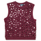 Floral Cropped Crotchet Vest