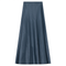 Leather Pleated Midi Skirt