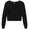 Chunky Knit Wrap Cropped Sweater