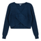 Chunky Knit Wrap Cropped Sweater