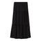 Midi Satin Tiered Skirt