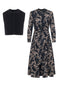 Cropped Midi Dress Set