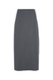 Cool Wool Midi A Line Strap Skirt