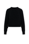 Cropped Belt Sweater