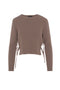 Cropped Double Tie Sweater
