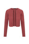 Cropped Knit Tie Cardigan