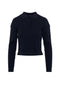 Cropped Cable T Sweater