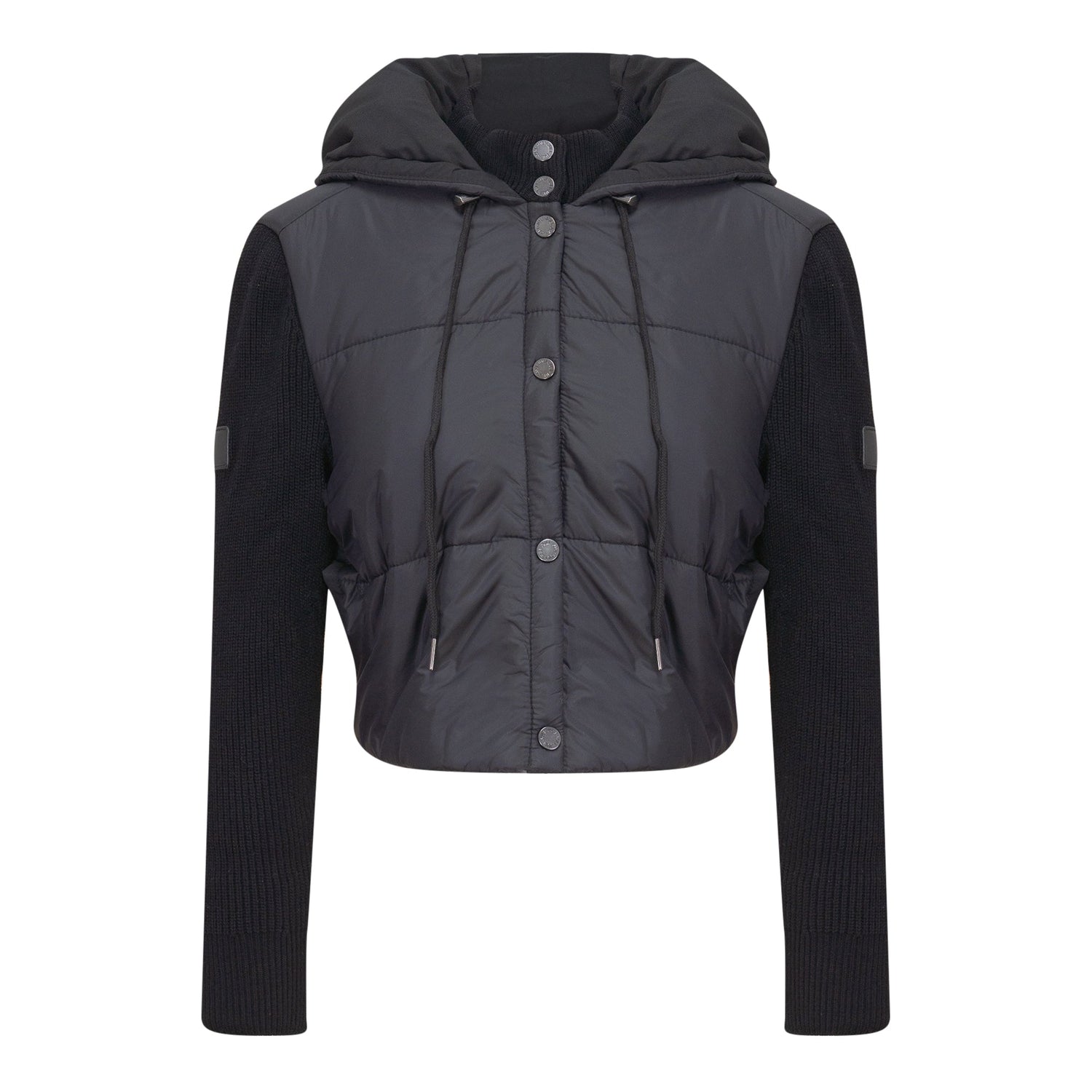 Quilted Sweater Combo Jacket
