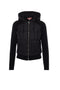 Knit Quilt Hooded Jacket