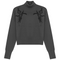 Mock Neck Applique Sweater