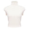 Turtle Neck Ribbed Knit Vest