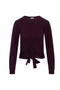 Crew Neck Tie Sweater