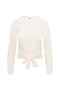 Crew Neck Tie Sweater