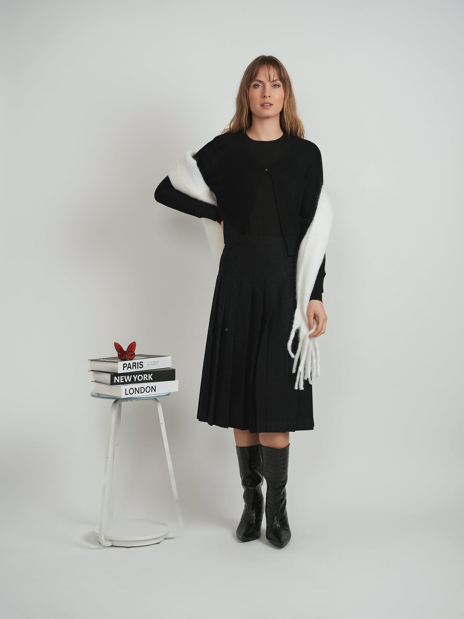Cropped Knit Bolero