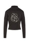 Cropped Knit Turtle Neck