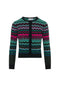Crochet Multi Color Chevron Cardigan