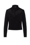 Cropped Knit Turtle Neck