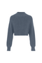 Cropped Raglan Knit Sweater