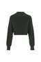 Cropped Raglan Knit Sweater
