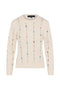 Embroidered Cable Sweater