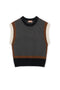 Color Blocked Knit Vest