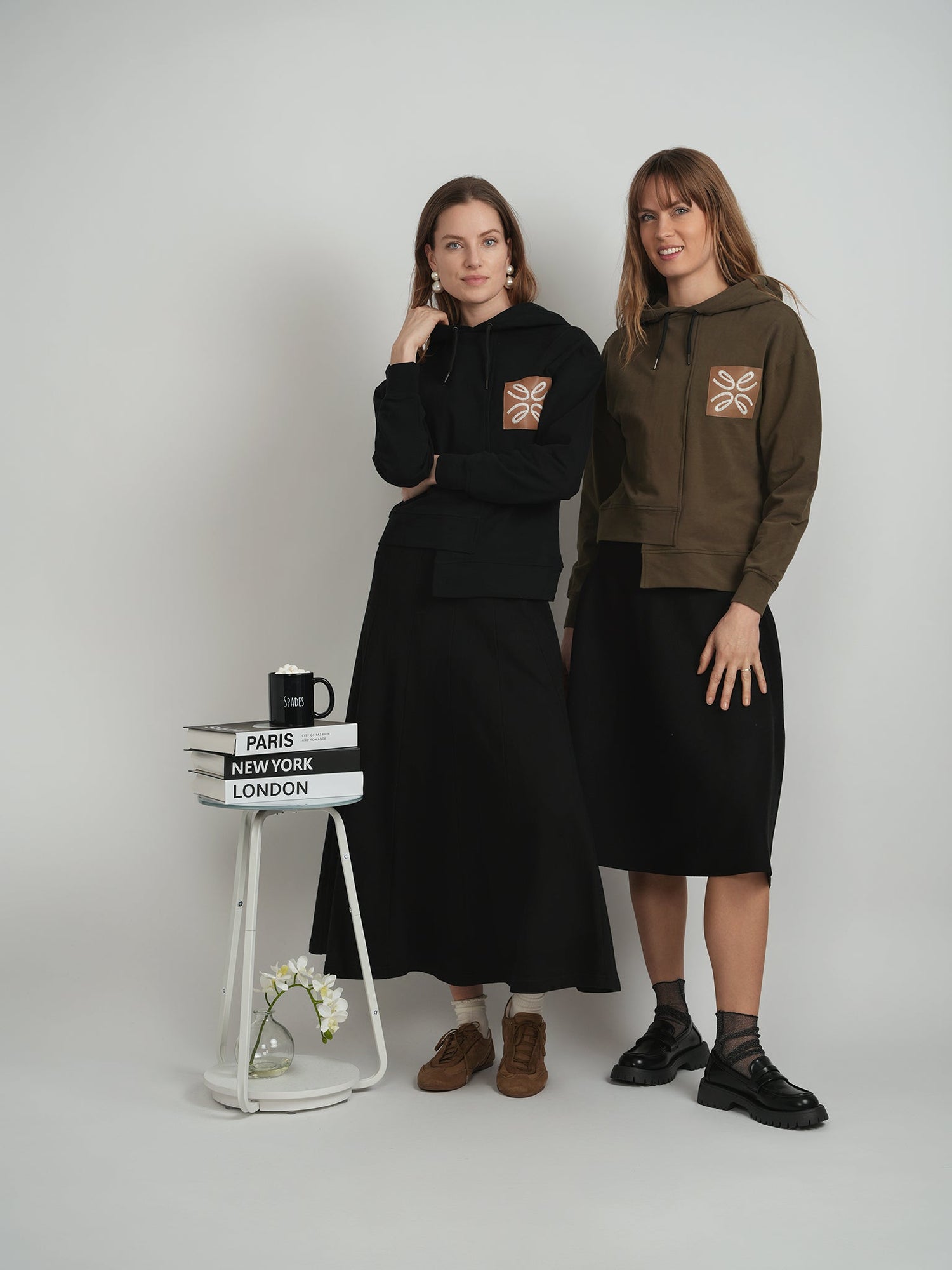 Asymmetrical French Fleece Hoodie
