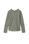 Stripped Vneck Top