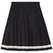 Uneven Pleated Skirt
