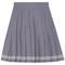 Uneven Pleated Skirt