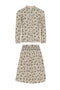 Flower Print Lace Skirt Set