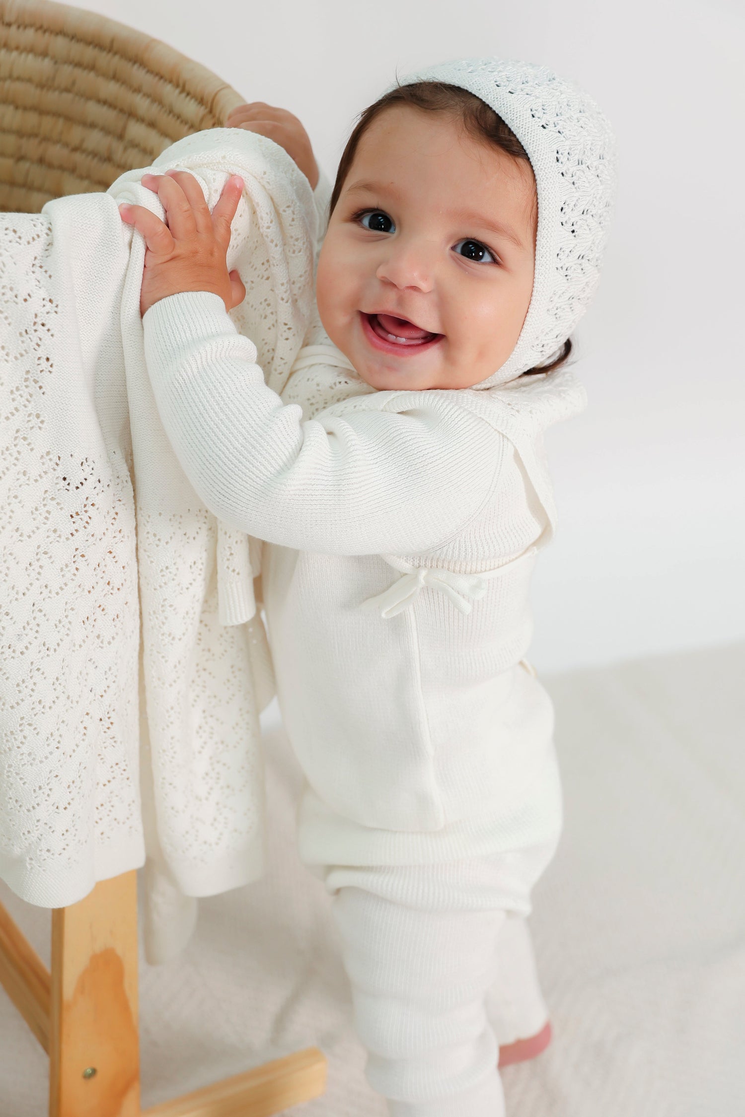 Lace Knit Blanket