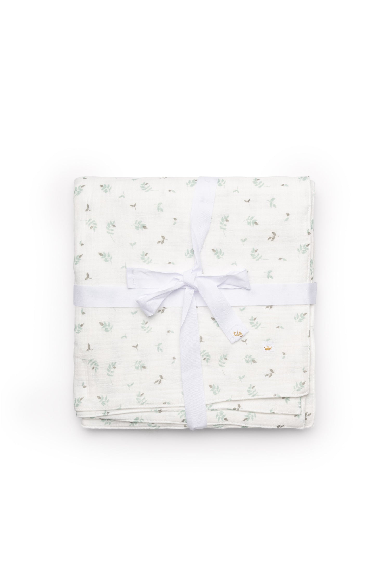 Leaves Print Gauze Muslin Blanket