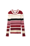 Knit Rib Stripped Top