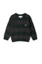 Striped Knit Vneck Sweater
