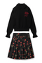 Woven Print Knit Set