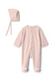 Cotton Velour Scallop Onesie