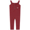 Crest Embroidery Knit Overall