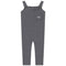 Crest Embroidery Knit Overall