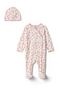 Contrast Stitched Pointelle Onesie
