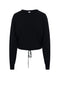 Dolman Crop Knit Top