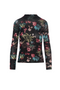 Jaquard Mock Neck Top