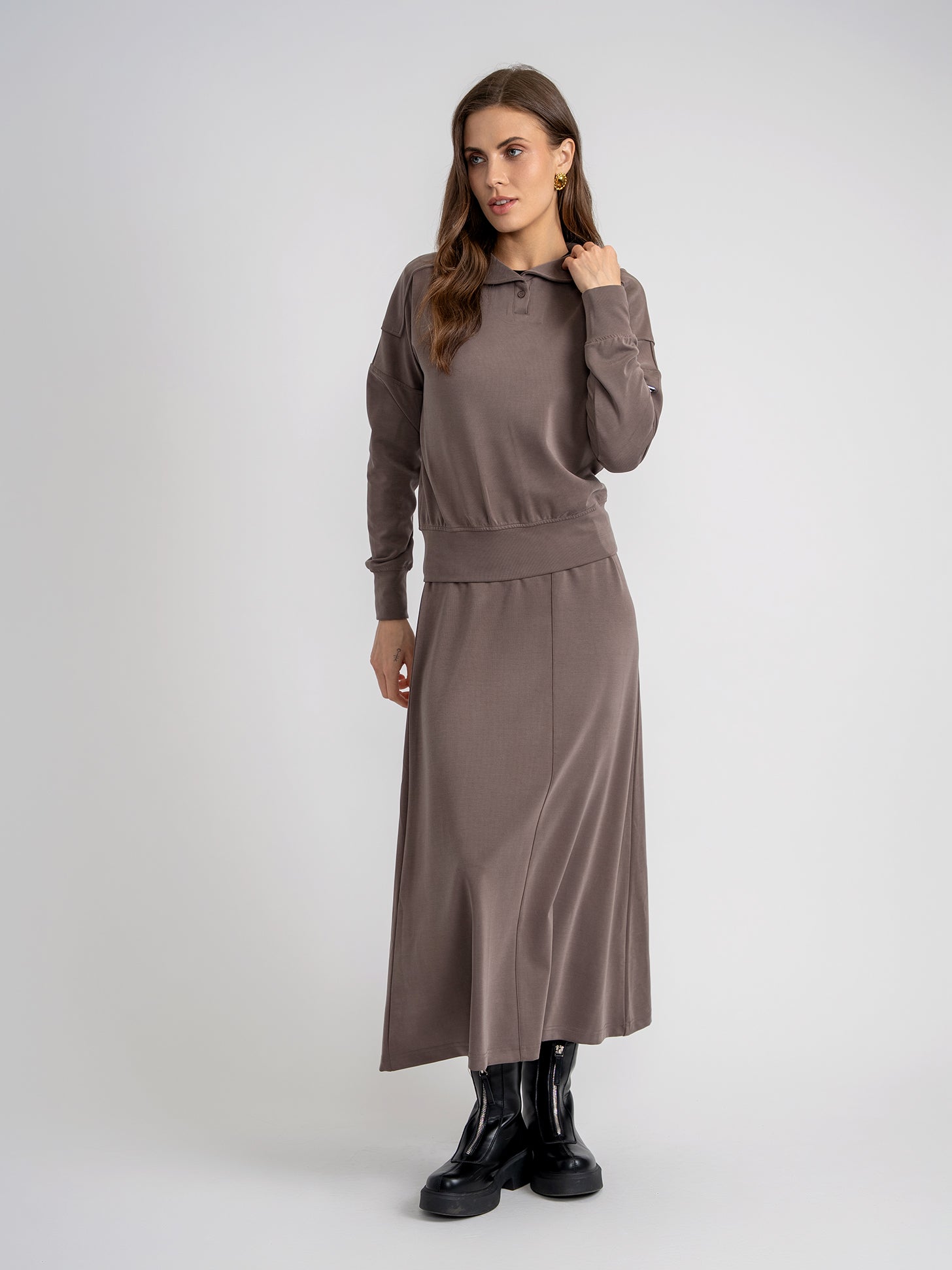 Midi Panel Skirt
