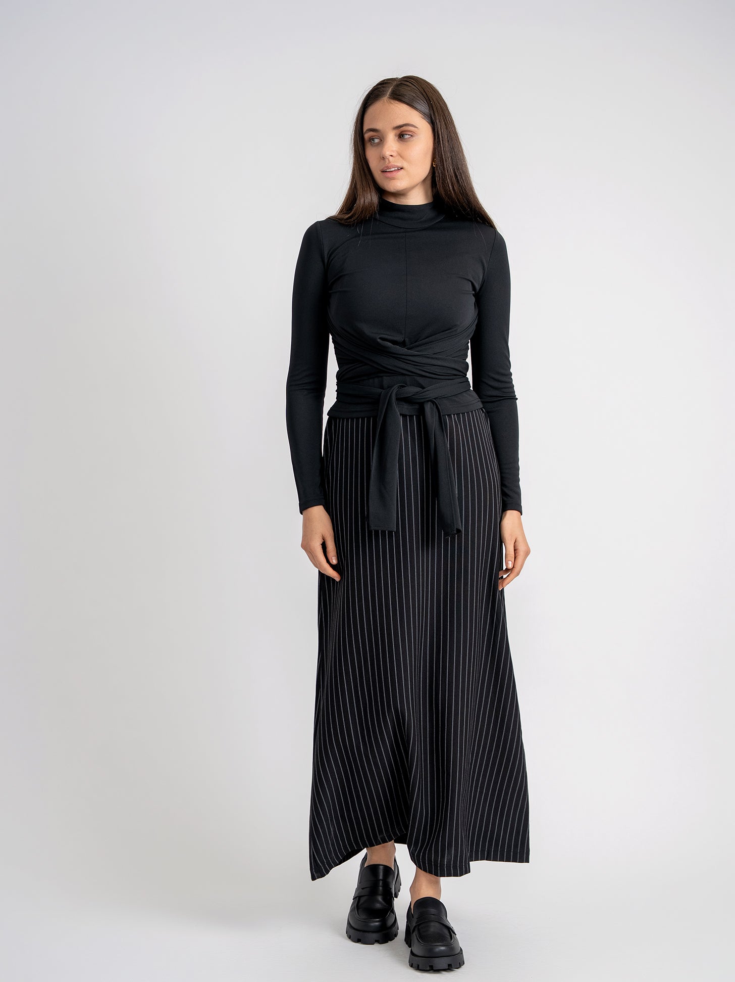 Stripped Midi Jumper