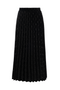 Velvet Midi Skirt