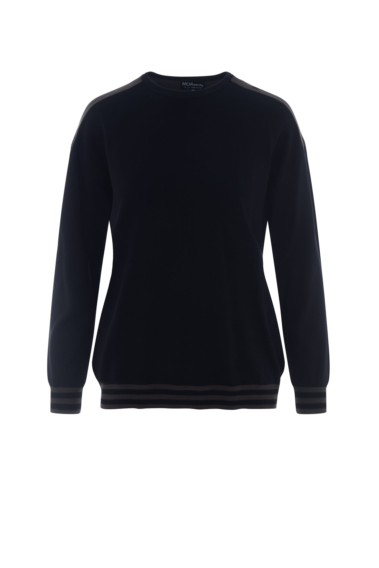 Maternity Color Blocked Dolman Sweater