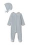 Velour Pompom Onesie