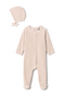 Velour Pompom Onesie