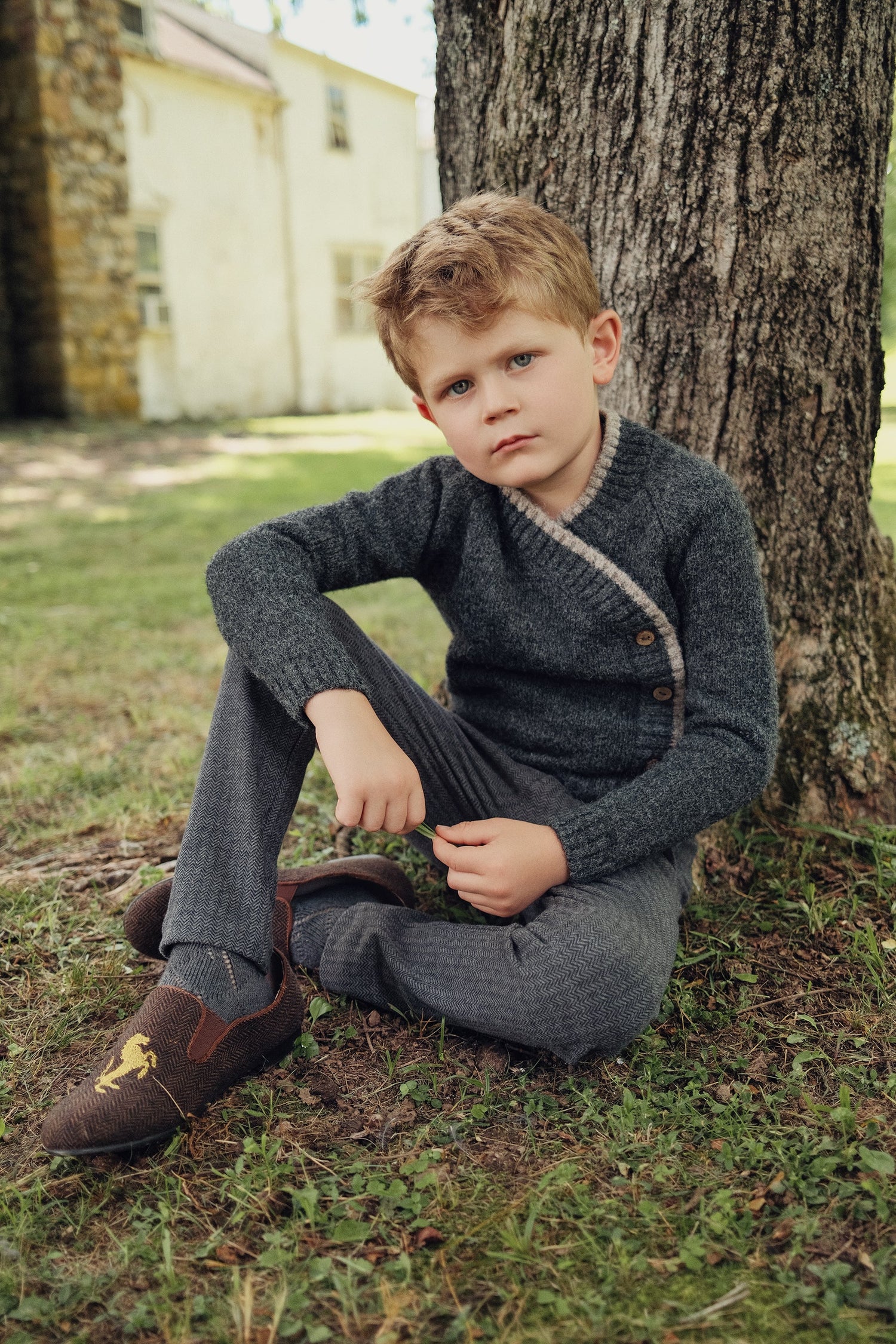 Herringbone Stretch Pants